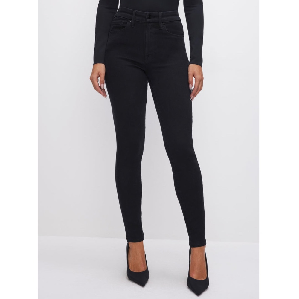 Good American Black Always Fits Good Legs Skinny Jeans Size 14 - 18